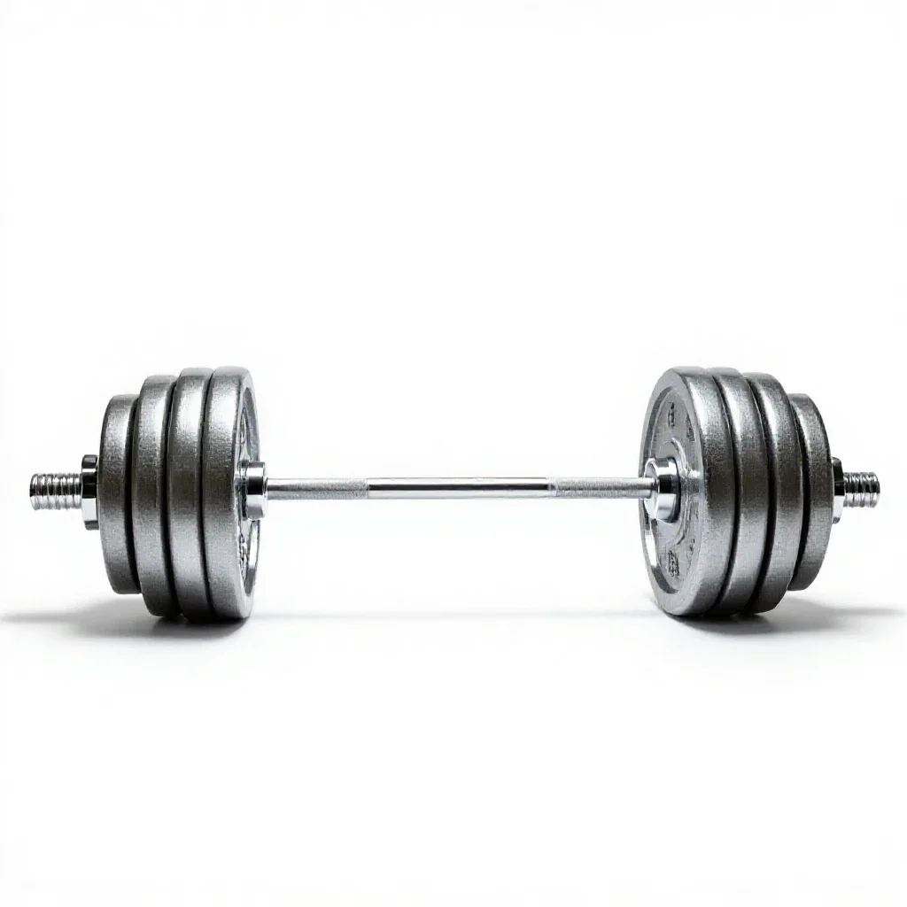Barbell isolated on a white background