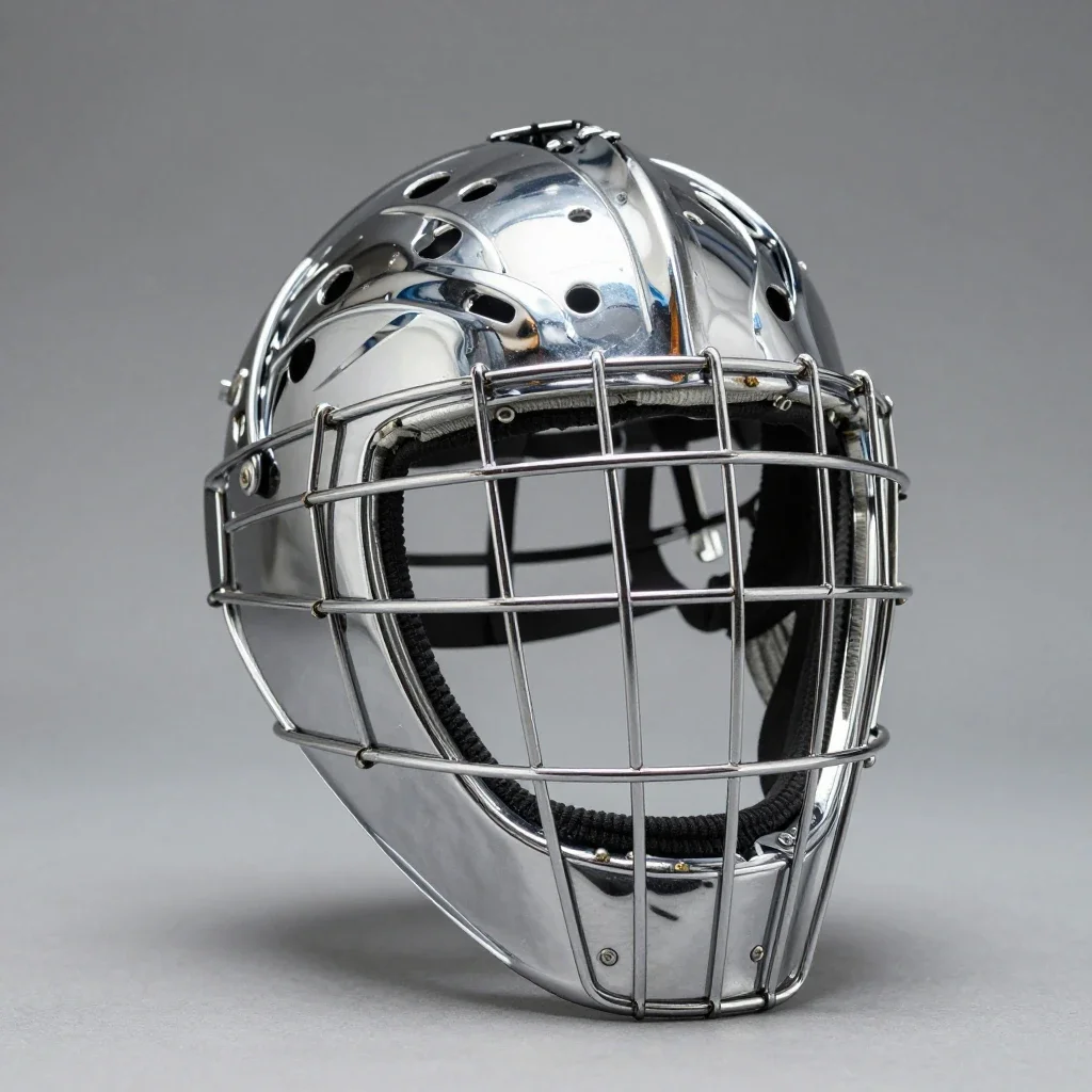 Birdcage mask isolated on a white background