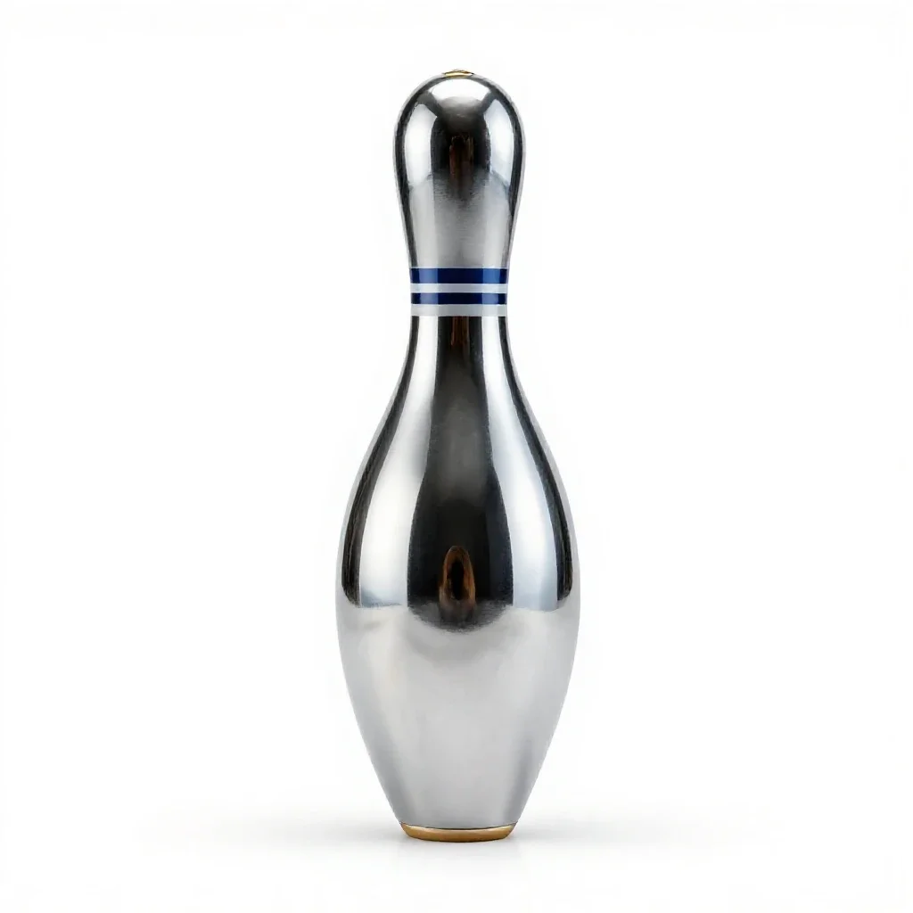 Bowling pin isolated on a white background