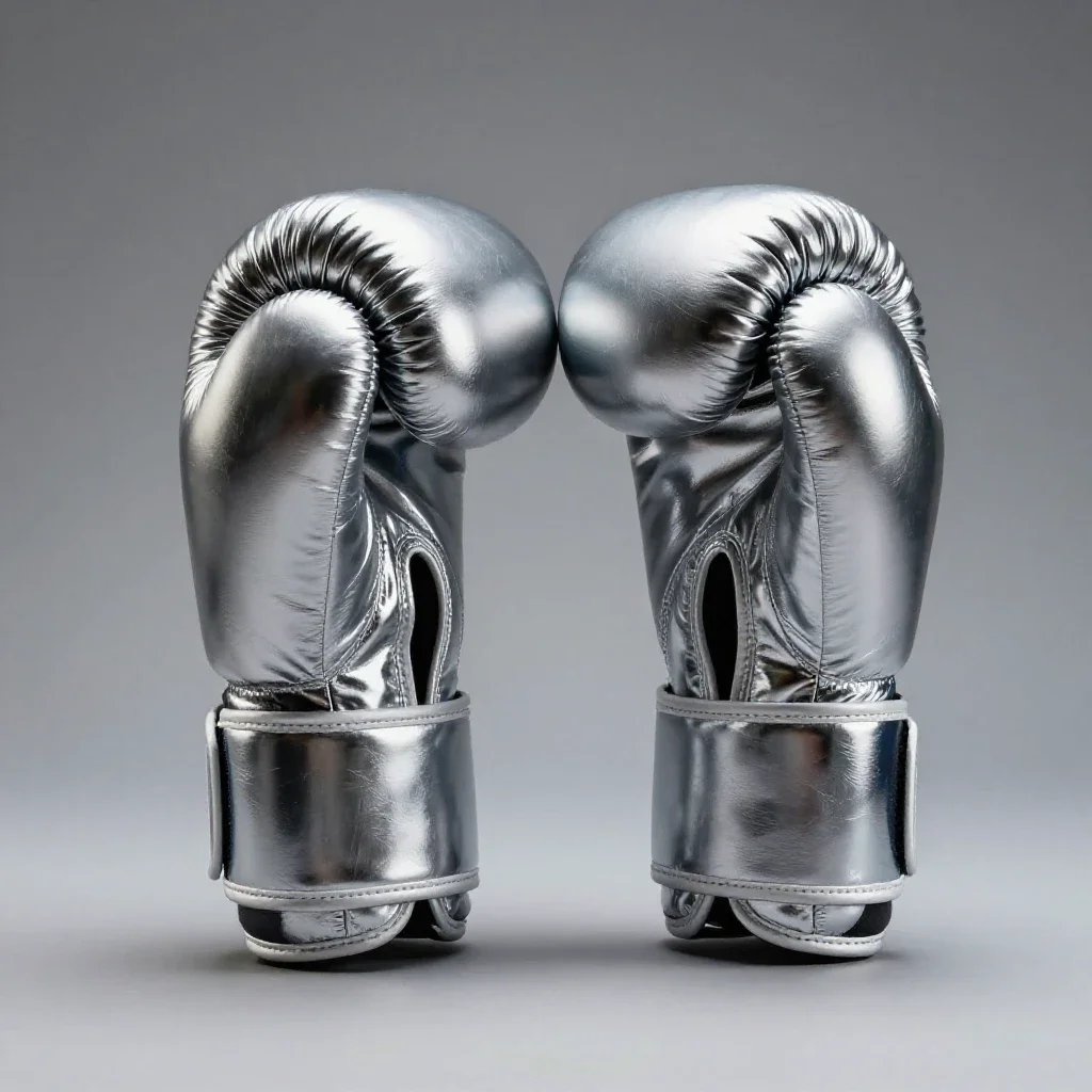 Boxing equipment isolated on a white background