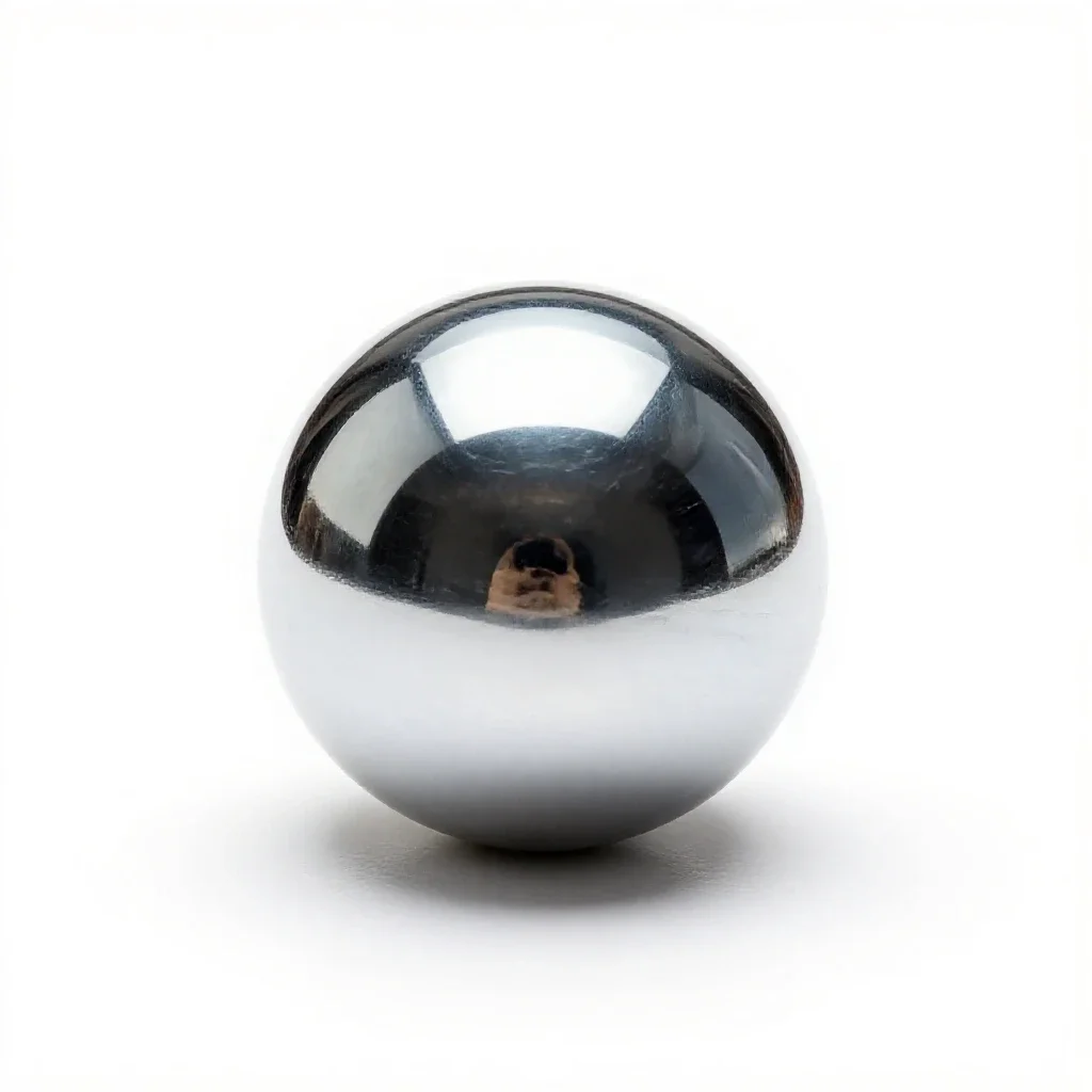 Croquet ball isolated on a white background