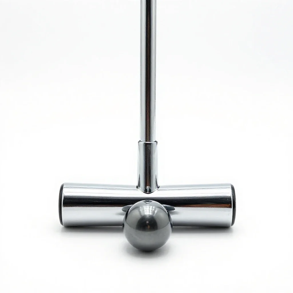 Croquet mallet isolated on a white background