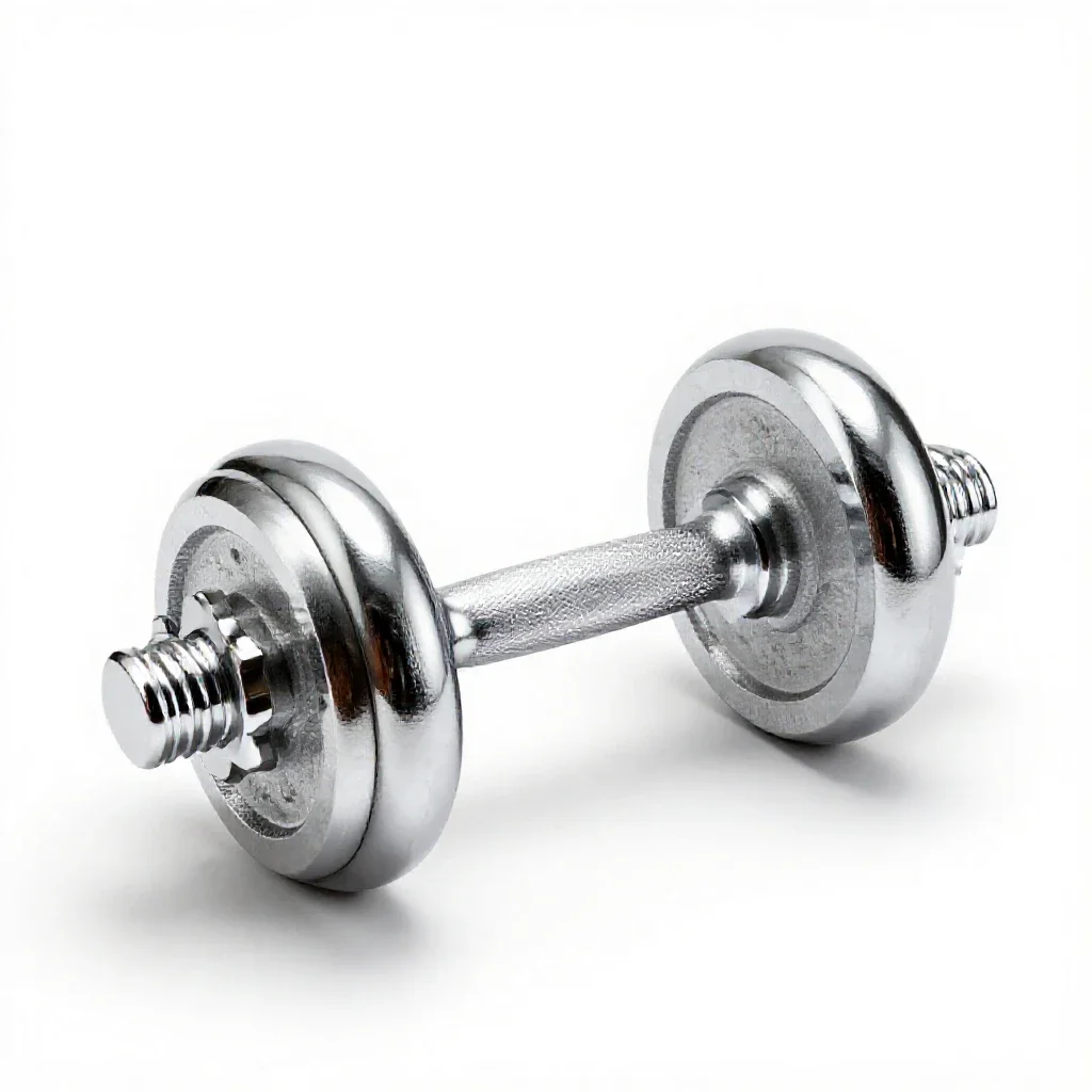 Dumbbell isolated on a white background