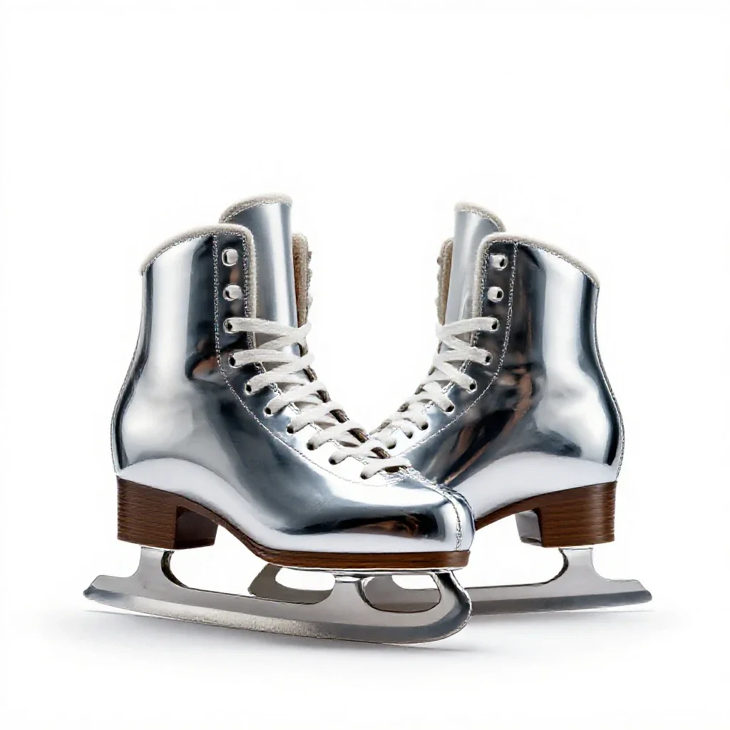 Figure skate isolated on a white background