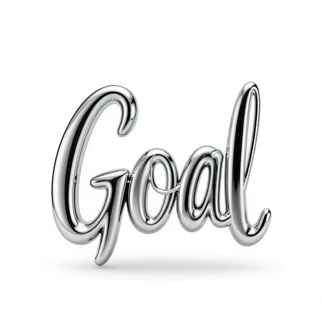 Goal isolated on a white background