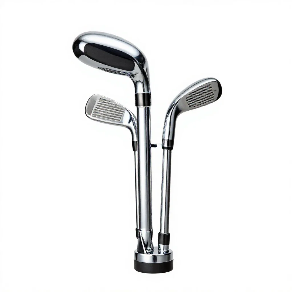 Golf equipment isolated on a white background