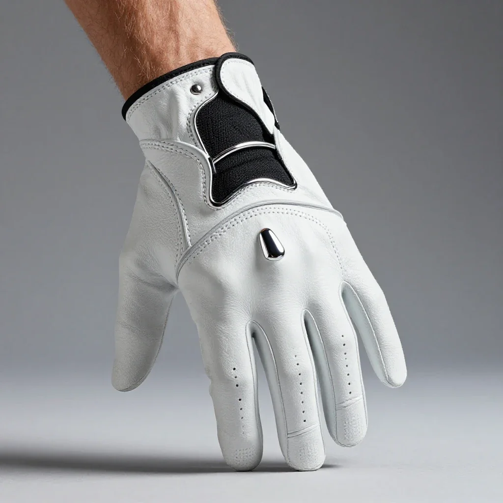 Golf glove isolated on a white background