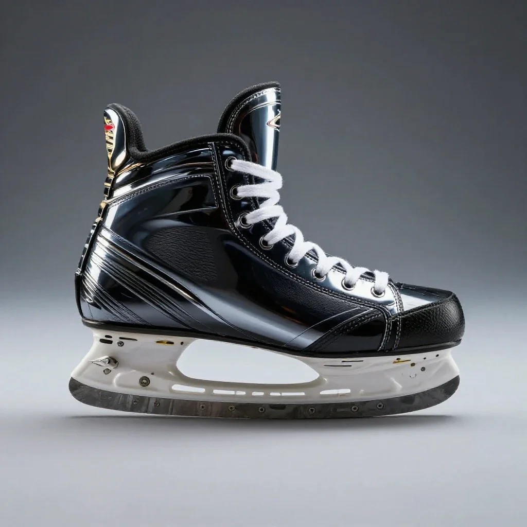 Hockey skate isolated on a white background