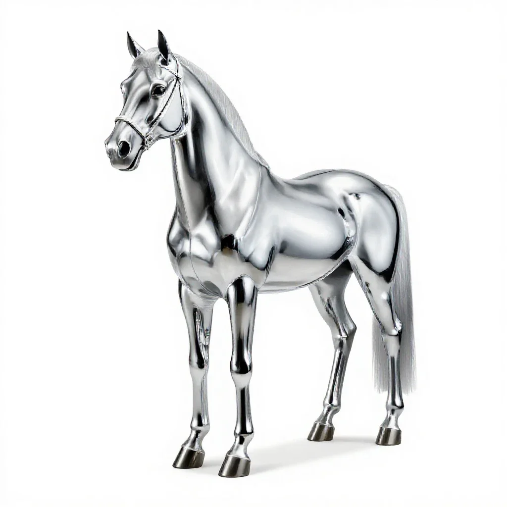 Horse isolated on a white background