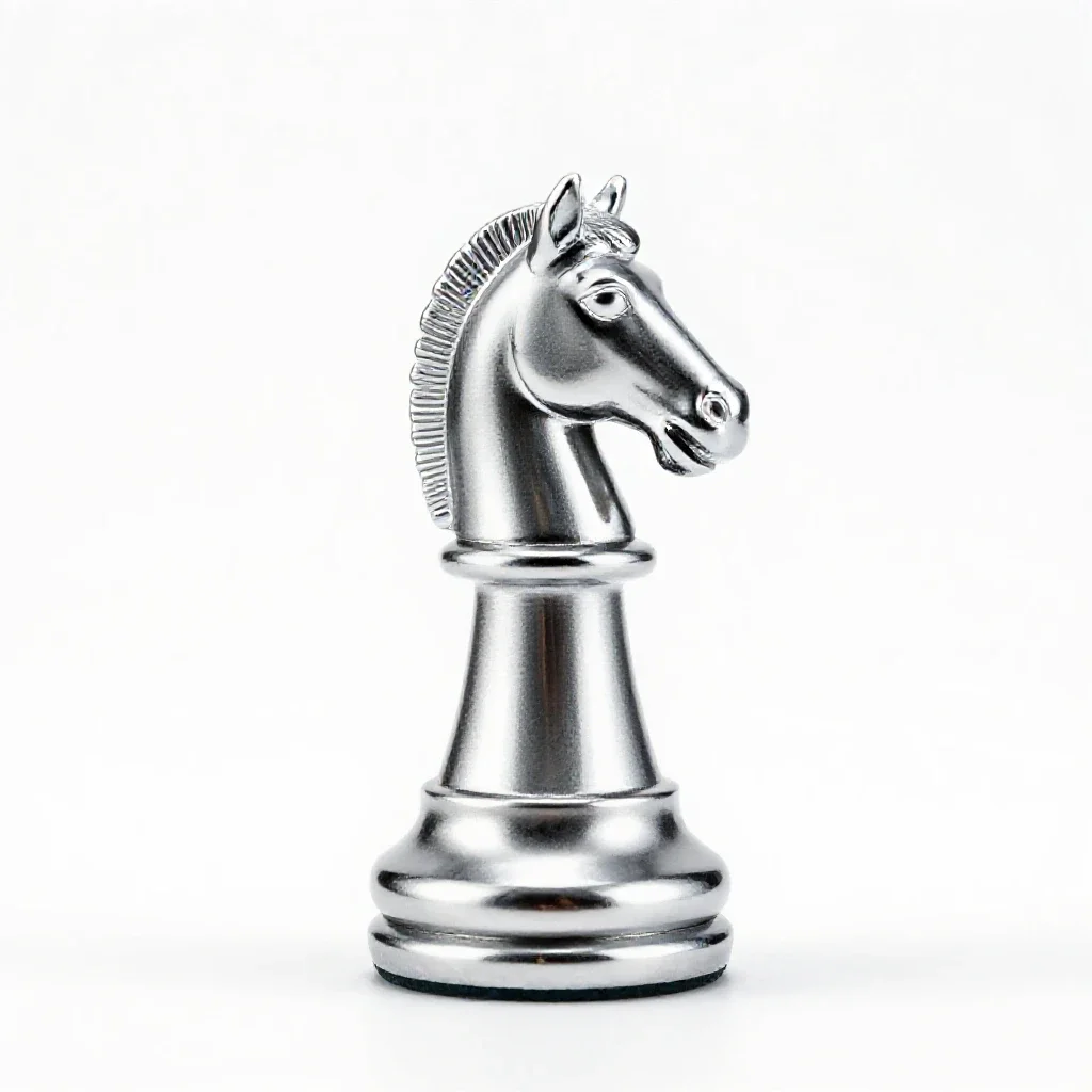 Knight isolated on a white background