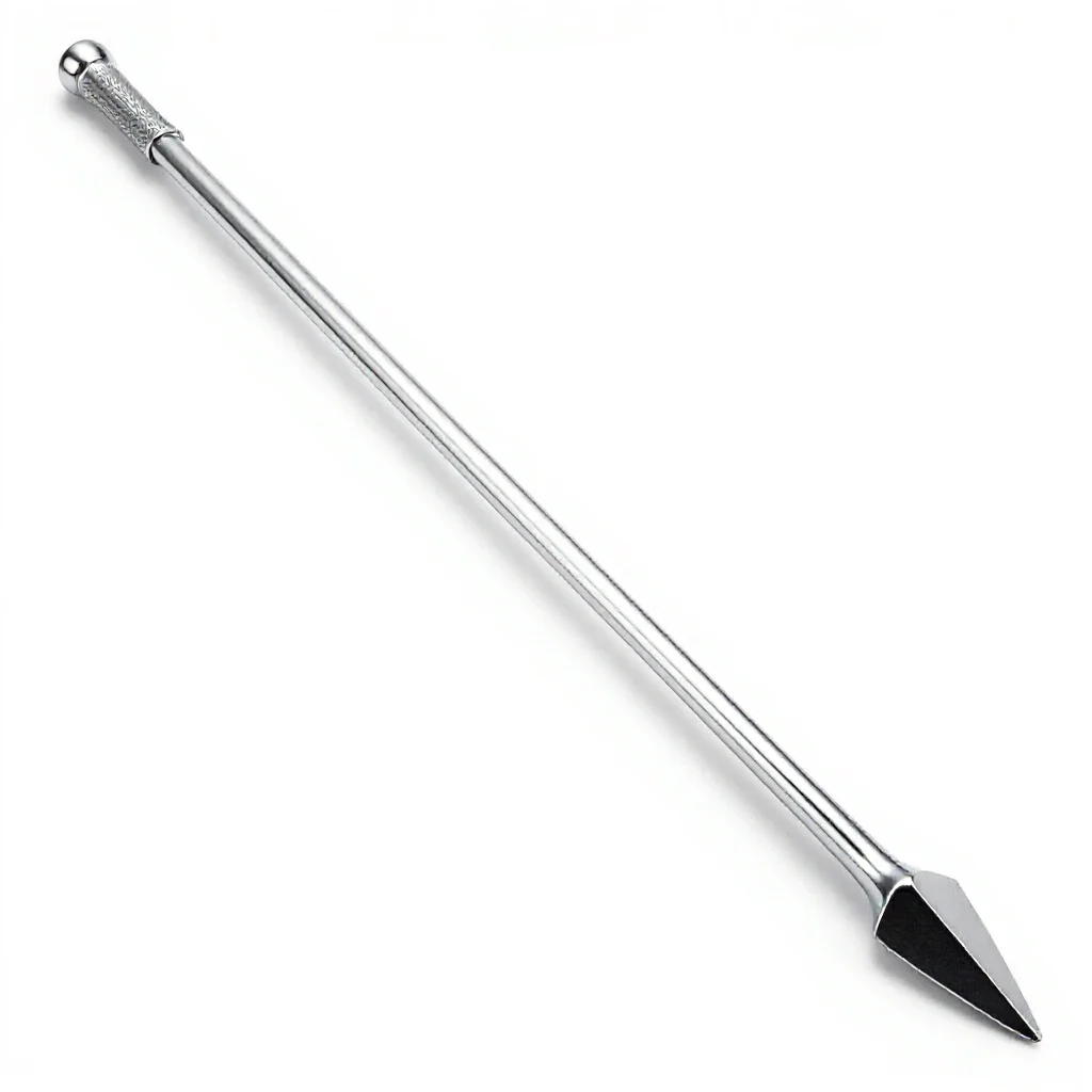 Long iron isolated on a white background