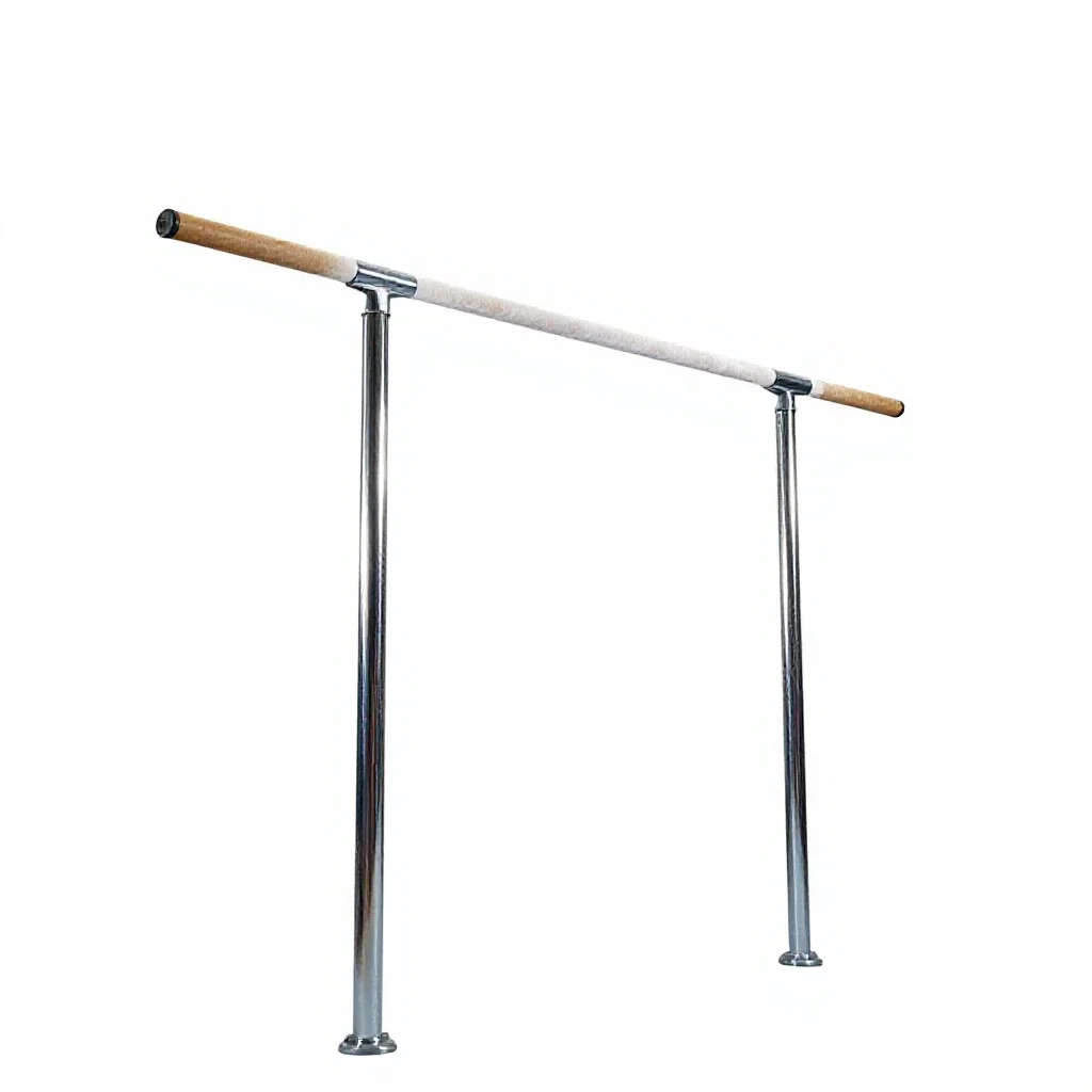 Parallel bars isolated on a white background