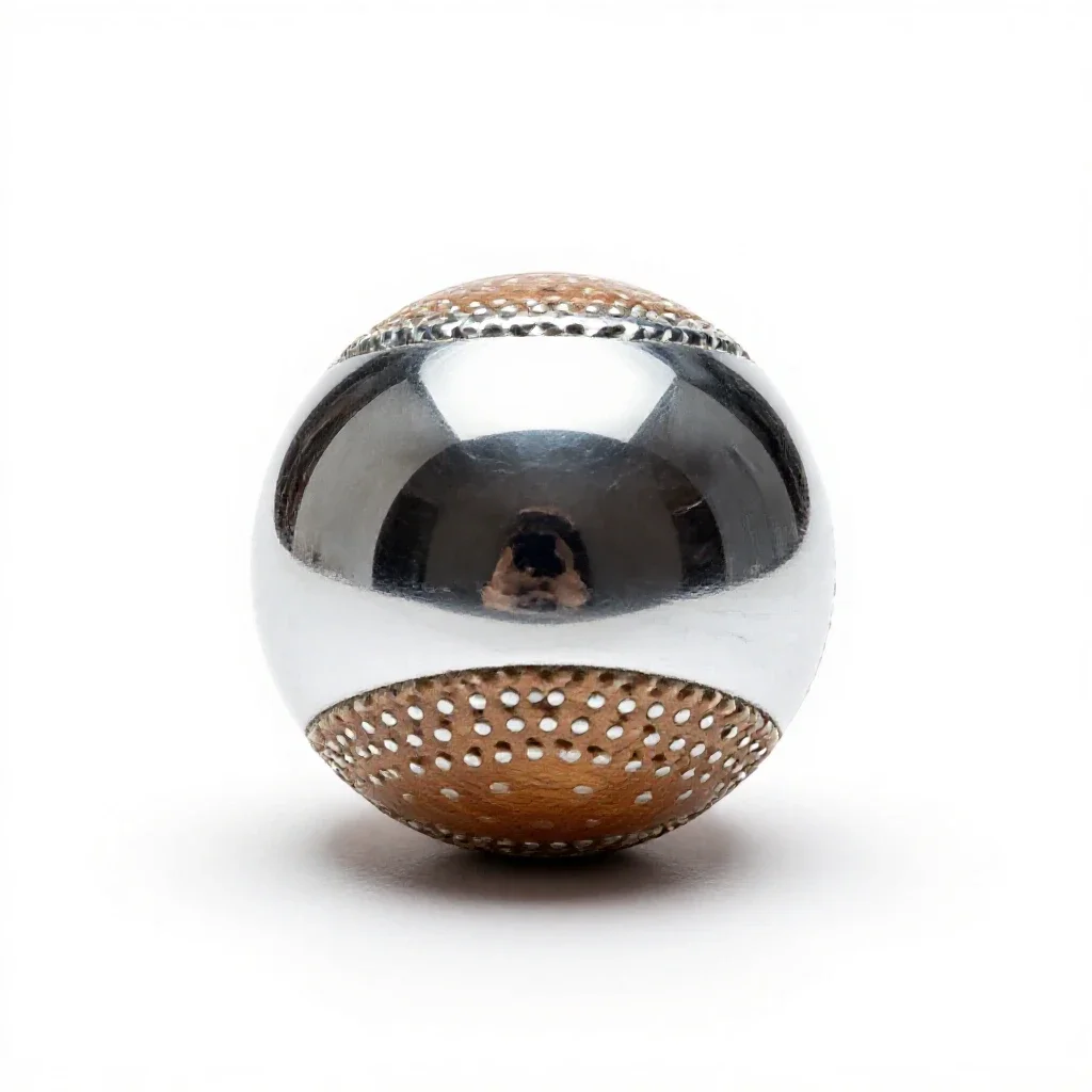Polo ball isolated on a white background