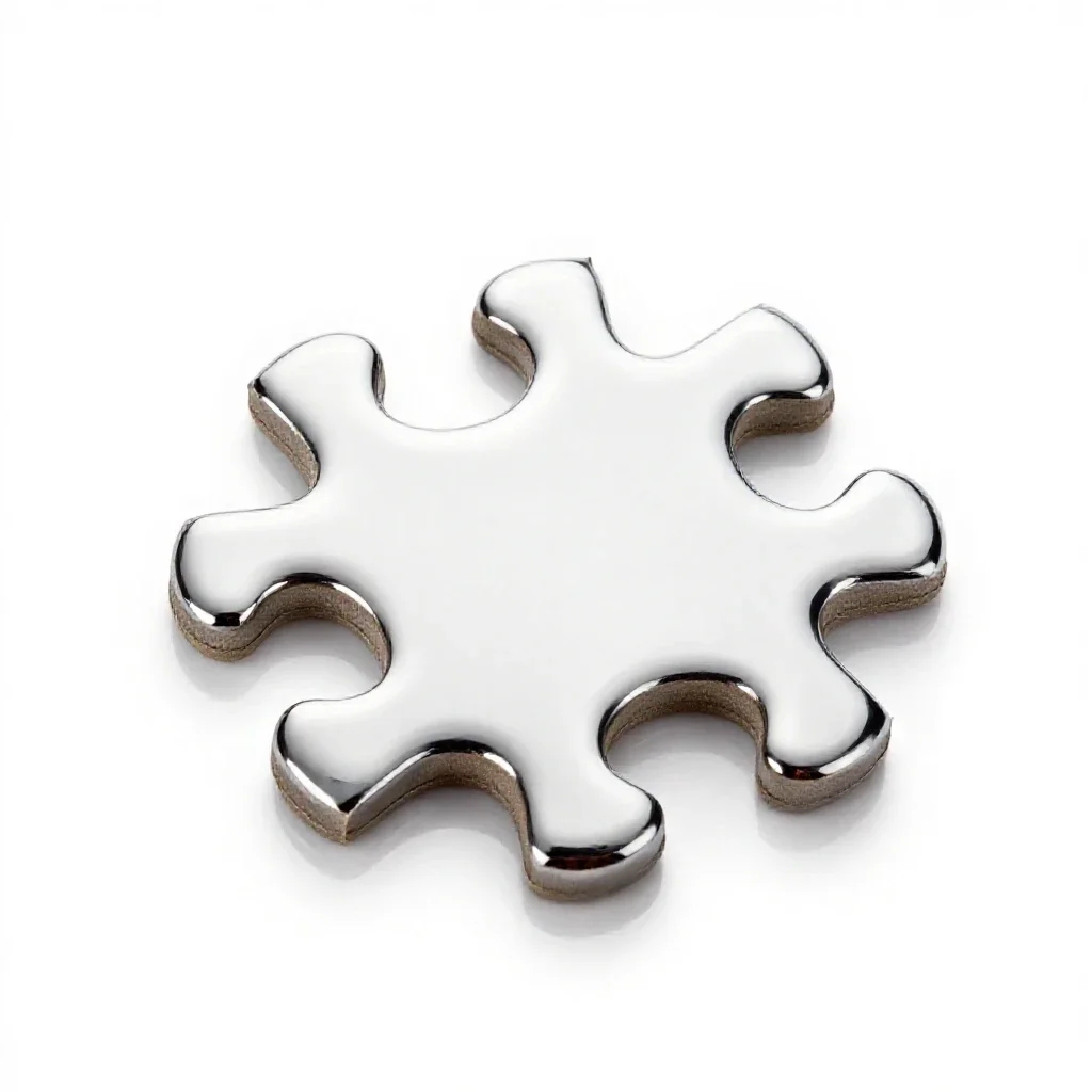 Puzzle isolated on a white background