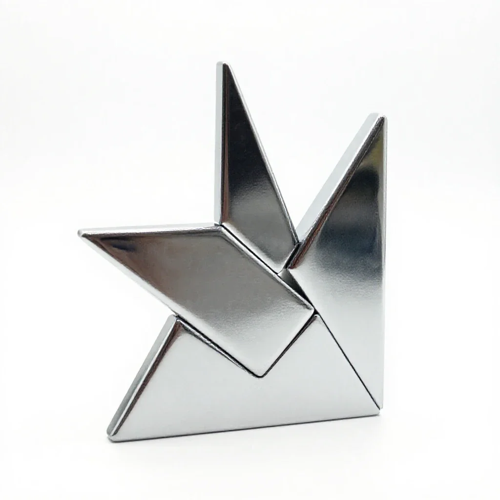 Tangram isolated on a white background