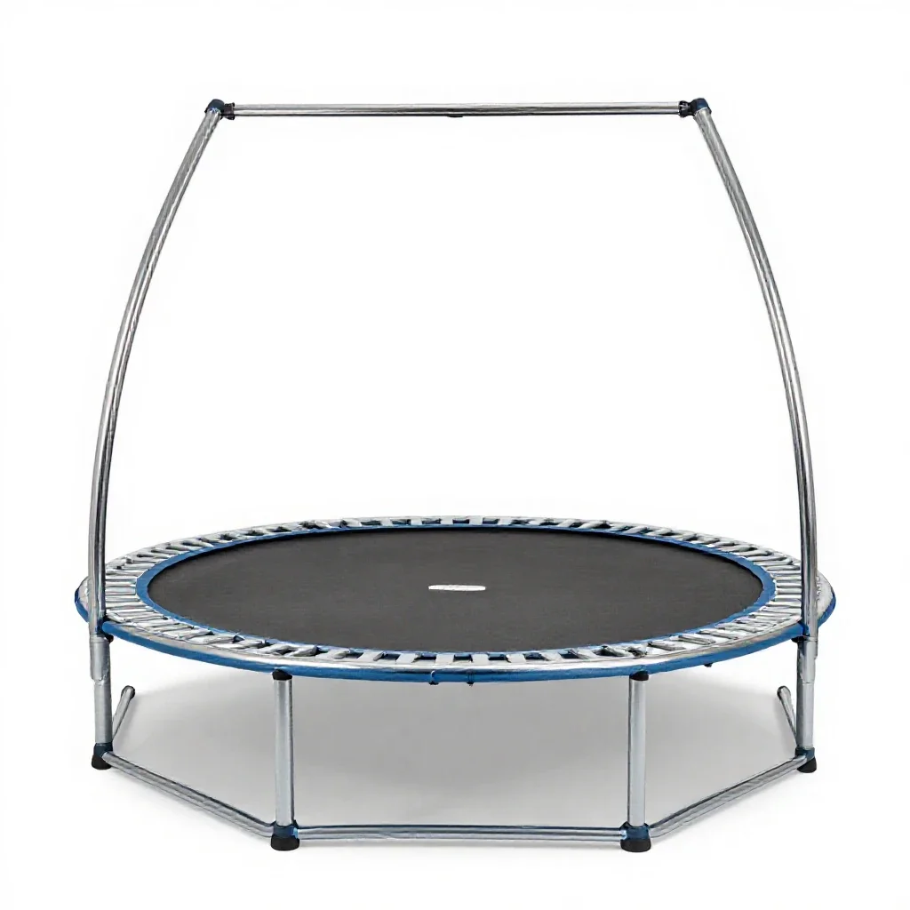 Trampoline isolated on a white background