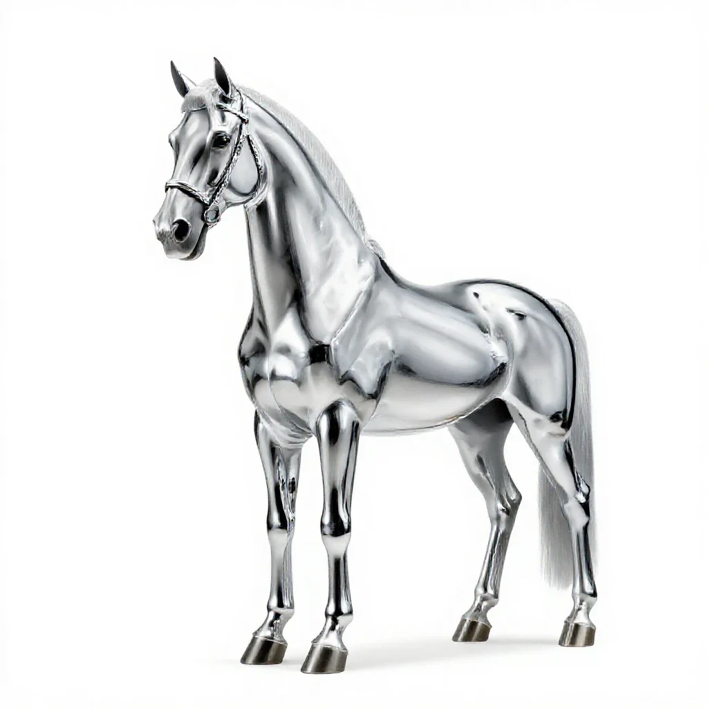 Vaulting horse isolated on a white background
