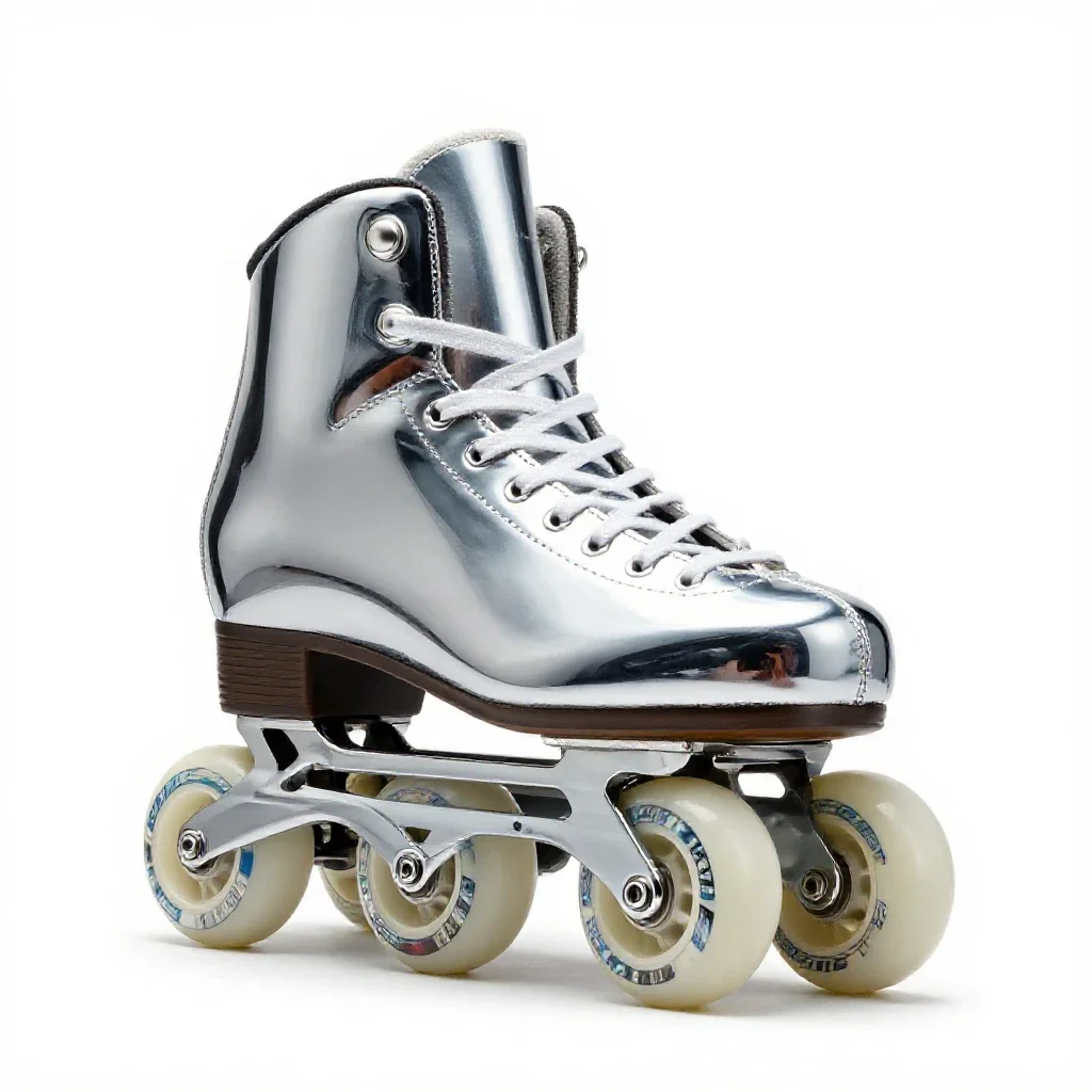 In-line skate isolated on a white background