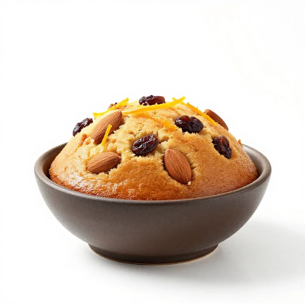 Babka isolated on a white background