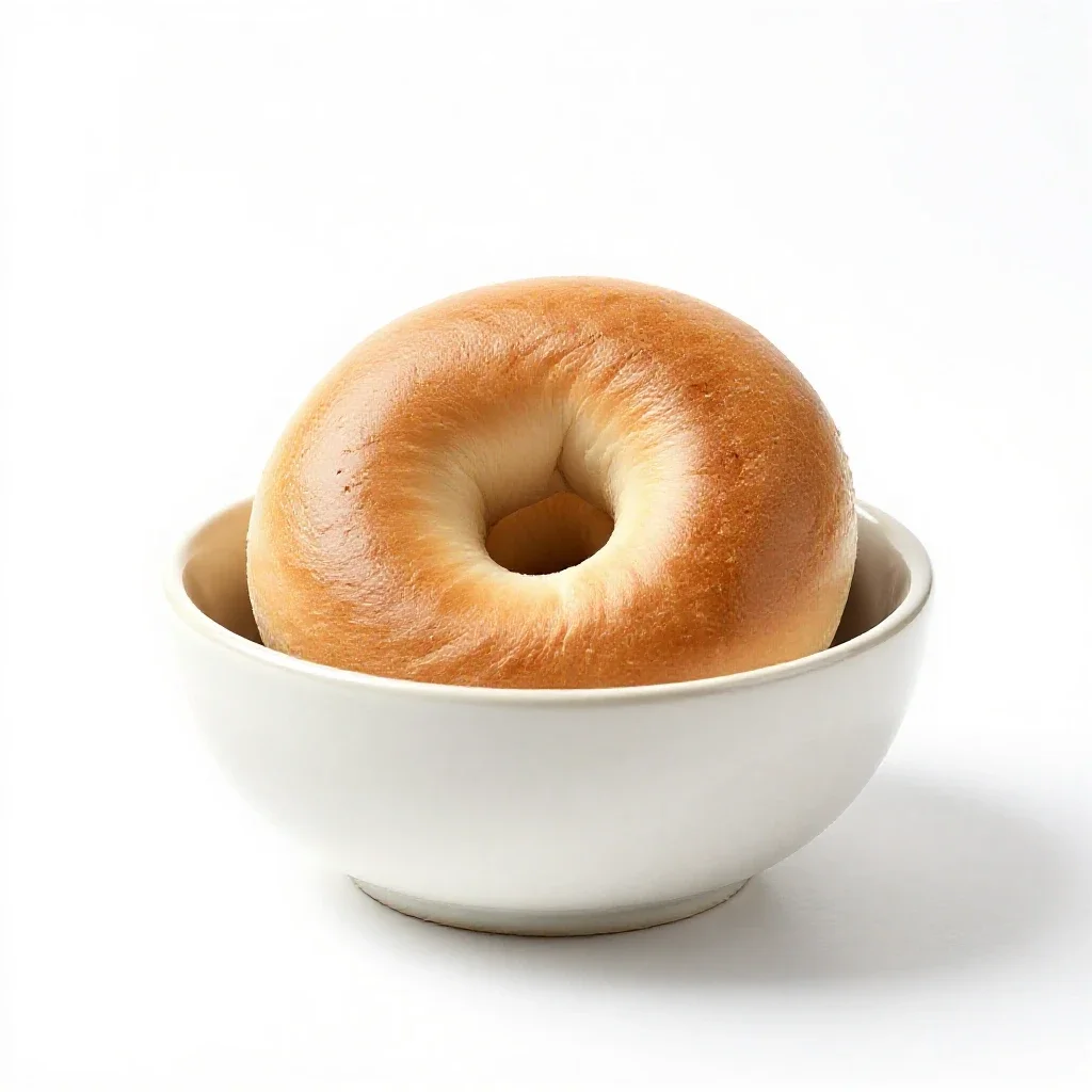 Bagel isolated on a white background