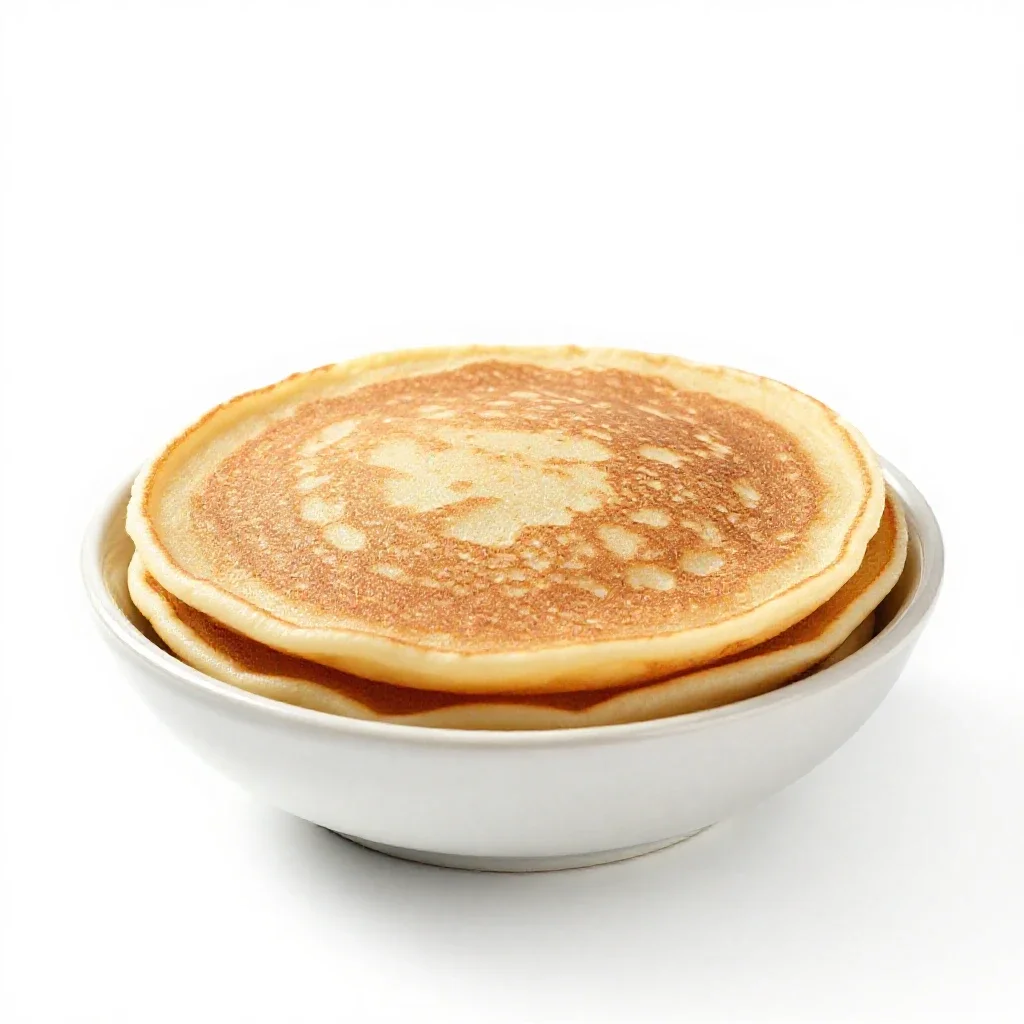 Blini isolated on a white background