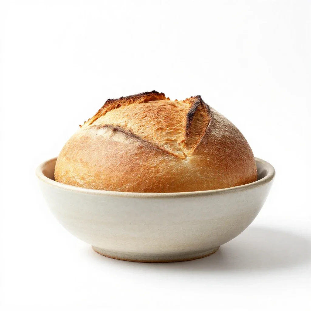 Bread isolated on a white background