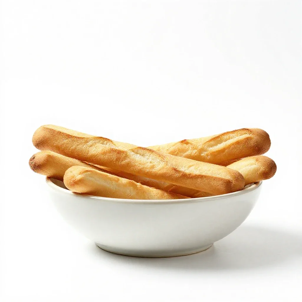 Breadstick isolated on a white background