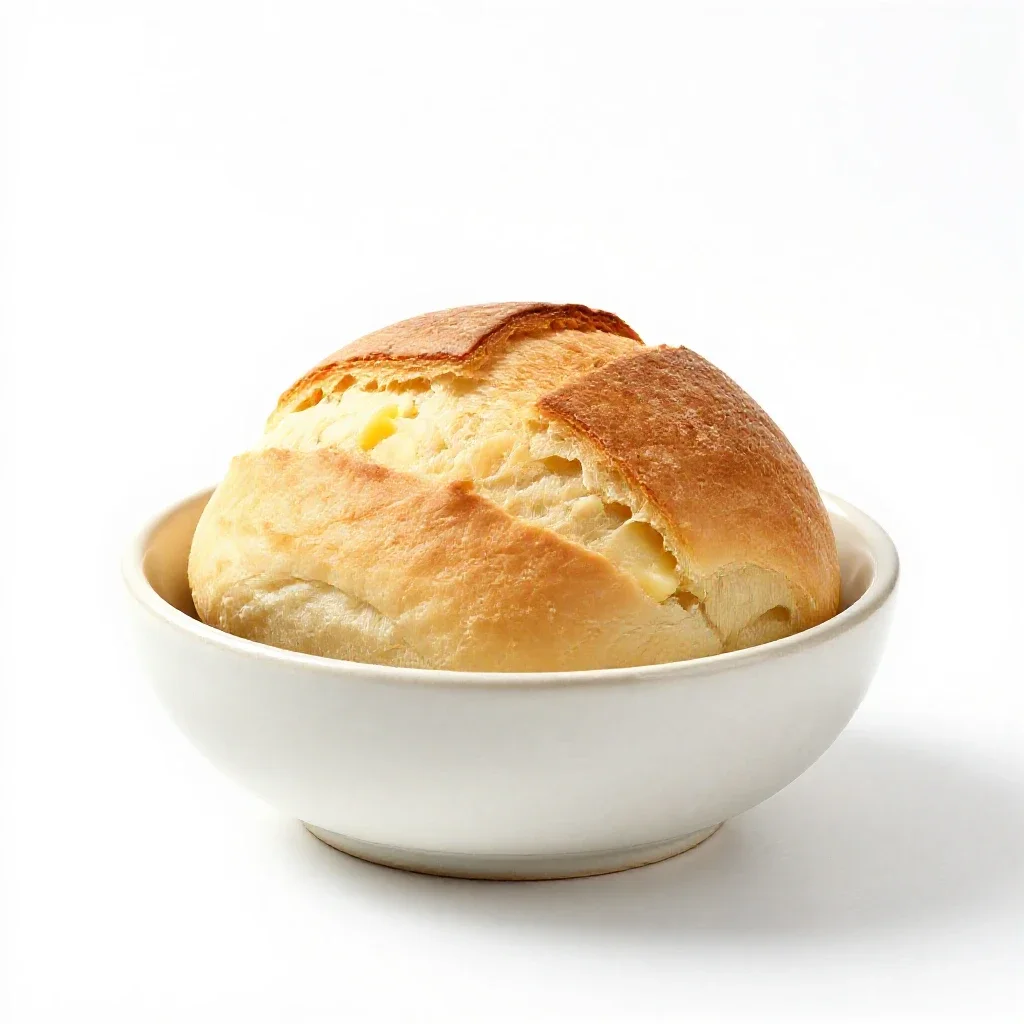 Brioche isolated on a white background