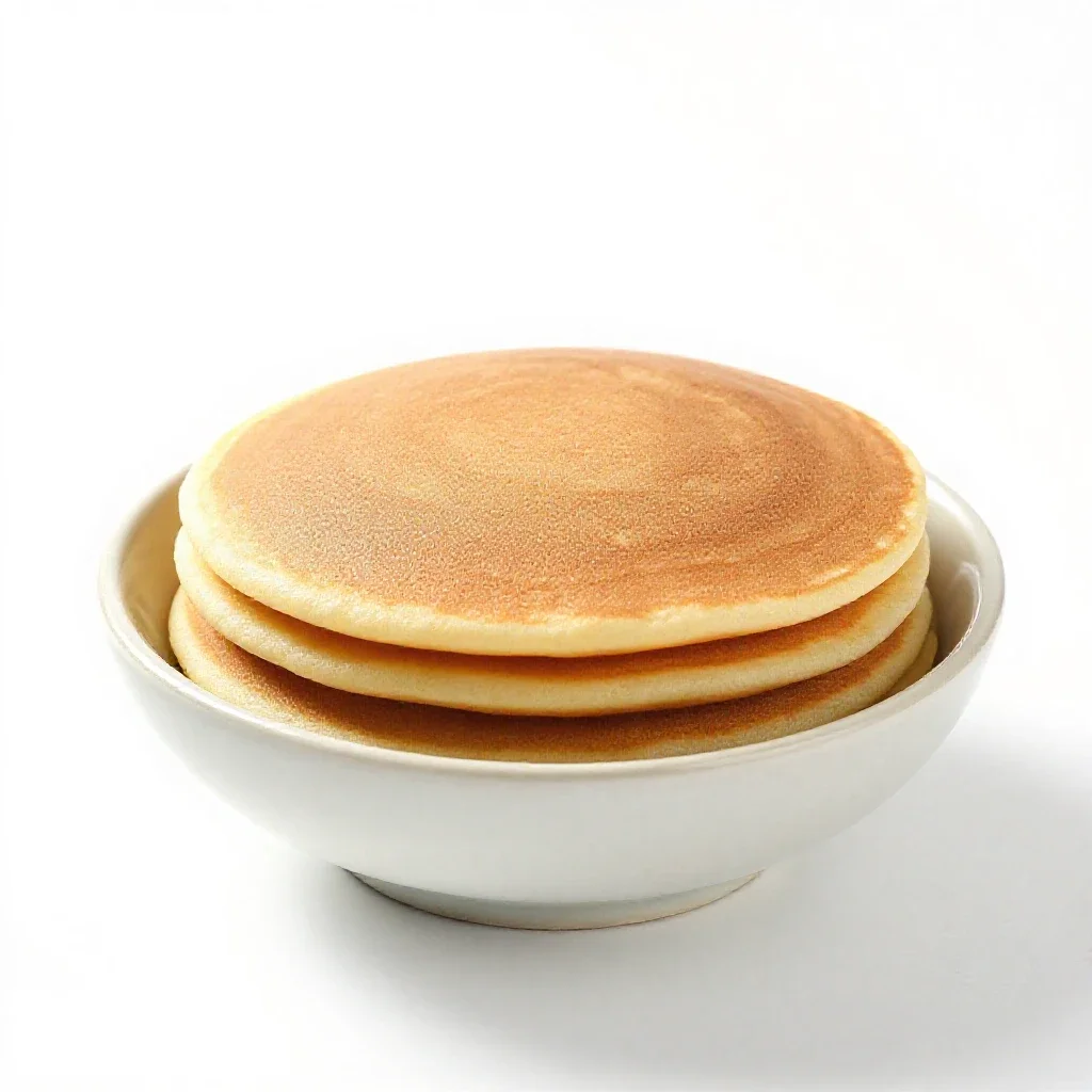 Buckwheat cake isolated on a white background