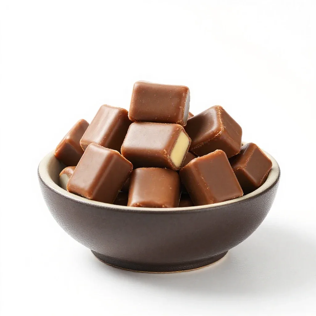 Butterscotch isolated on a white background