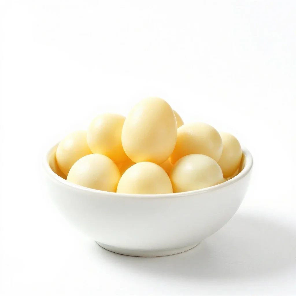 Candy egg isolated on a white background