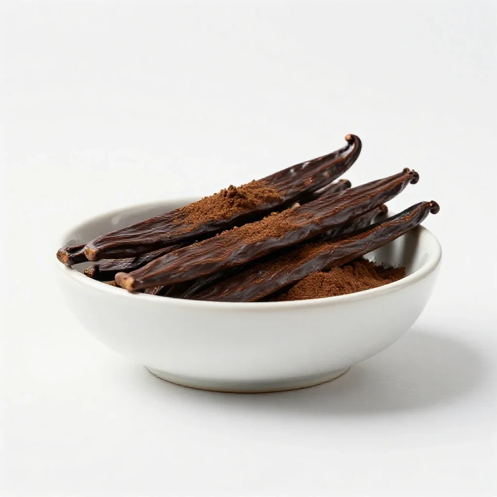 Carob bar isolated on a white background