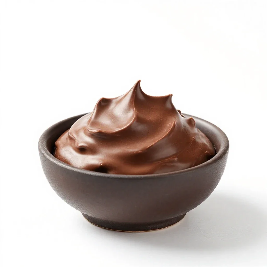 Chocolate fudge isolated on a white background