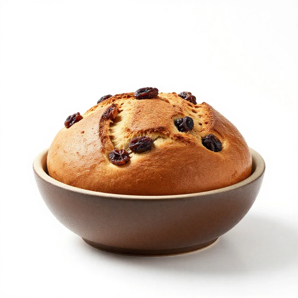 Cinnamon bread isolated on a white background