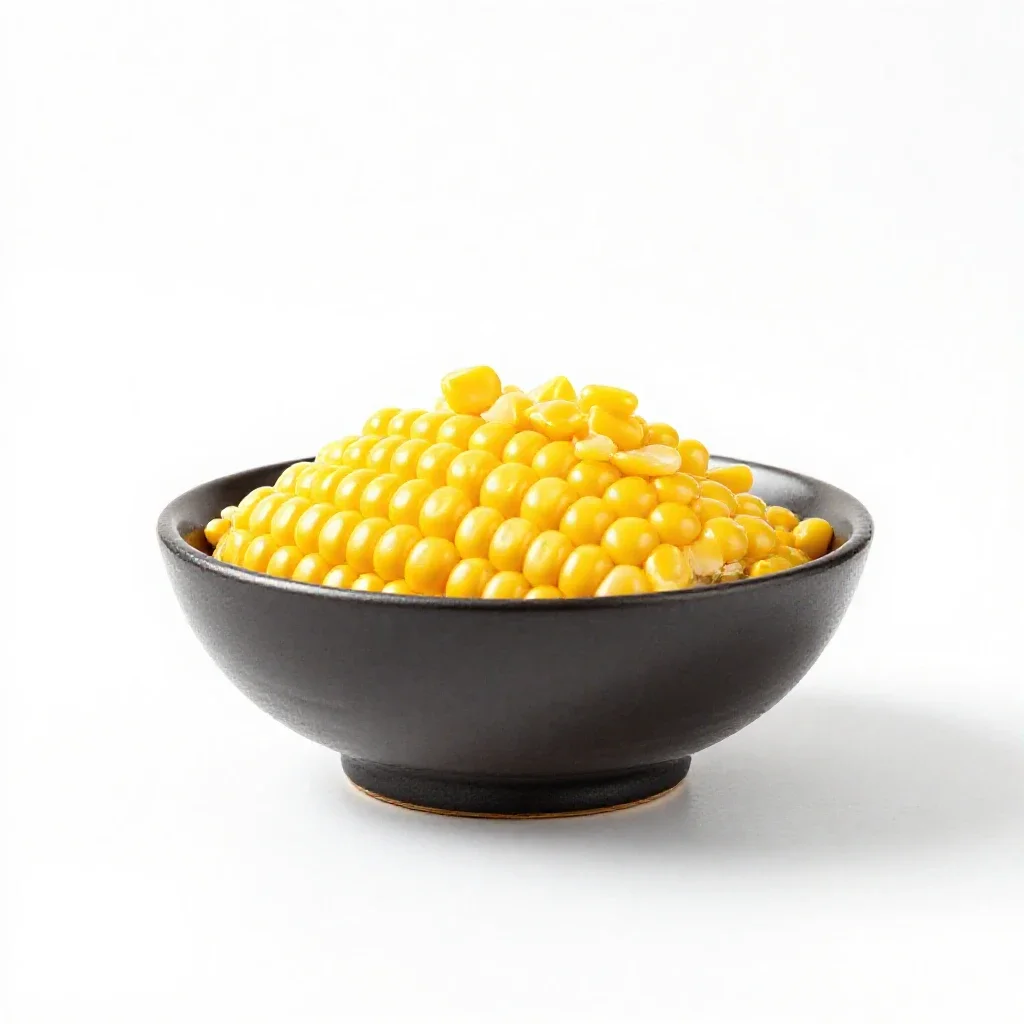 Corn dab isolated on a white background