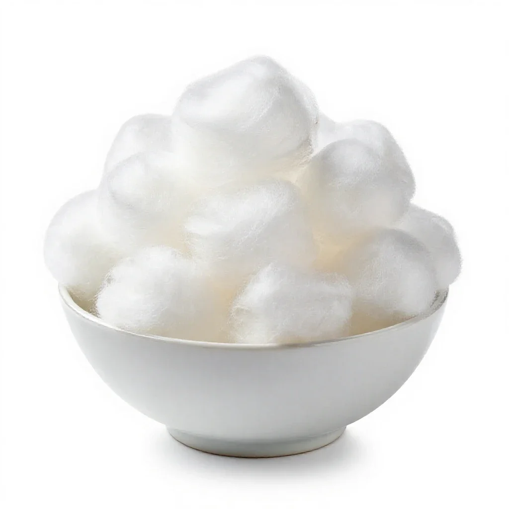 Cotton candy isolated on a white background