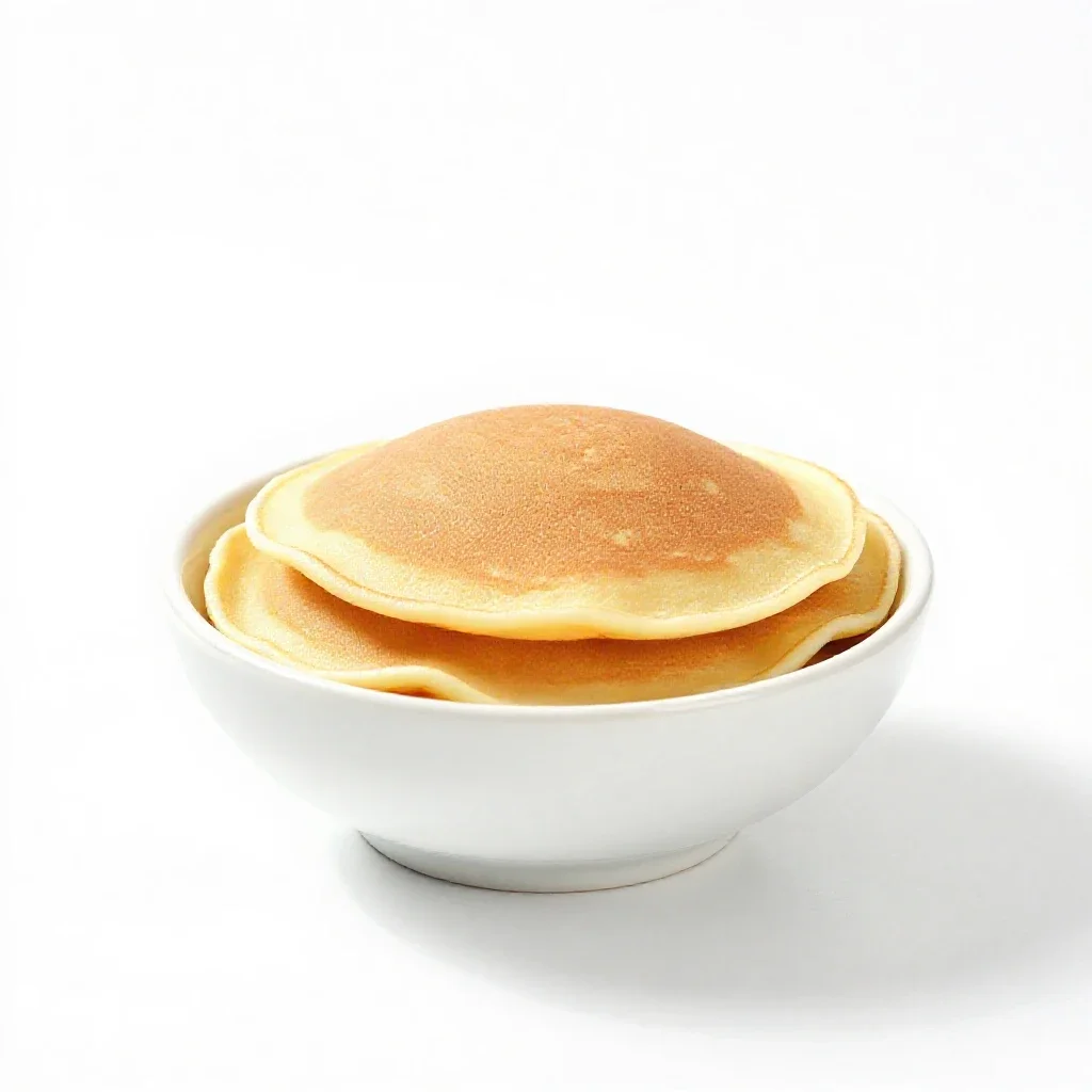 Crape isolated on a white background