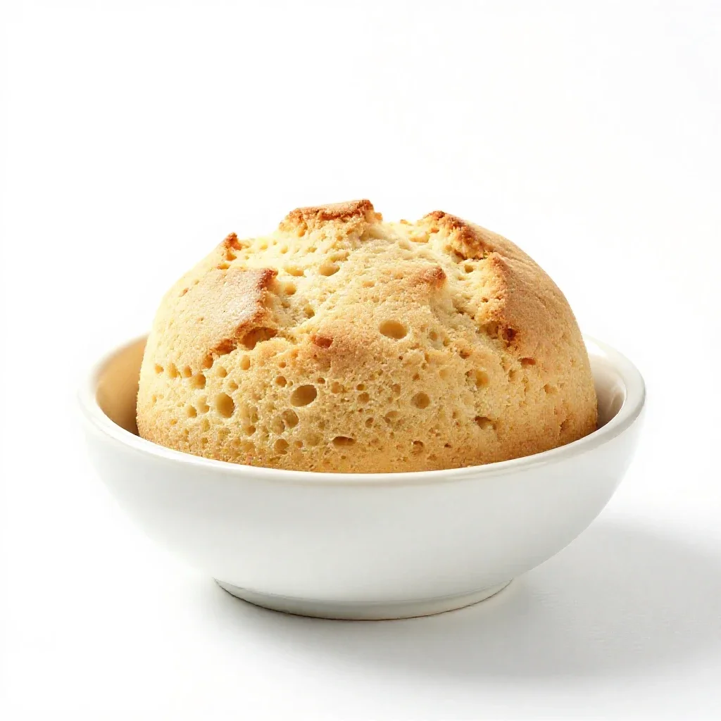 Crumpet isolated on a white background