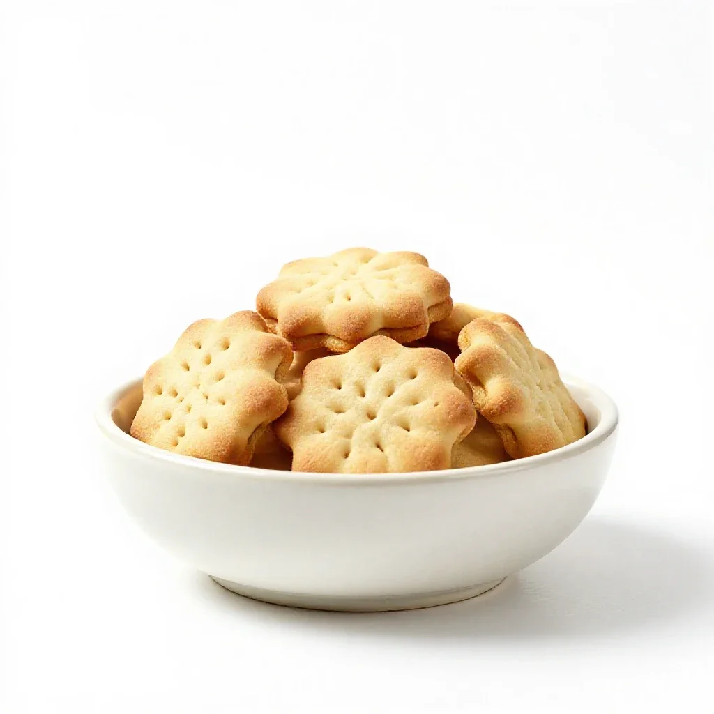 Dog biscuit isolated on a white background