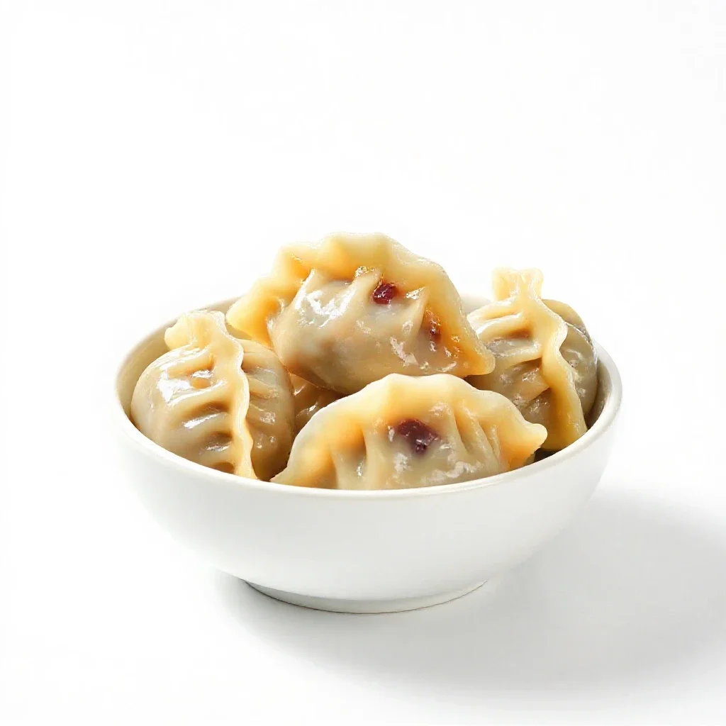 Dumpling isolated on a white background