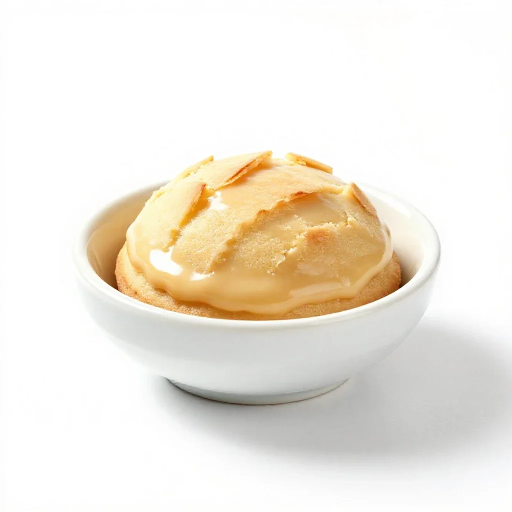Frangipane isolated on a white background