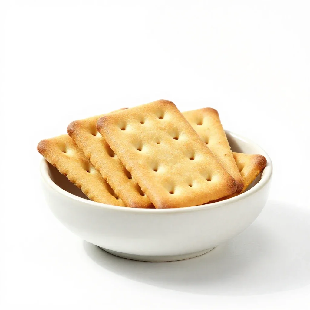 Graham cracker isolated on a white background