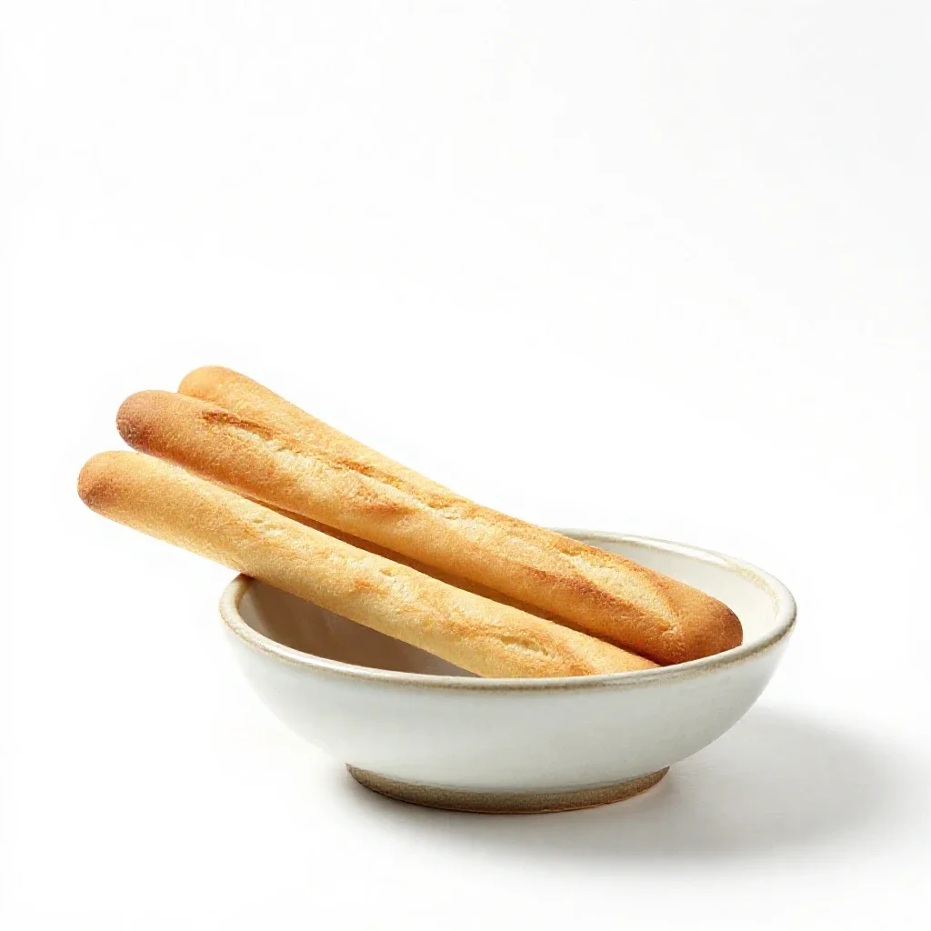 Grissino isolated on a white background