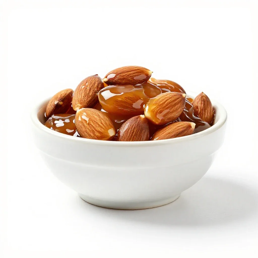 Hardbake isolated on a white background