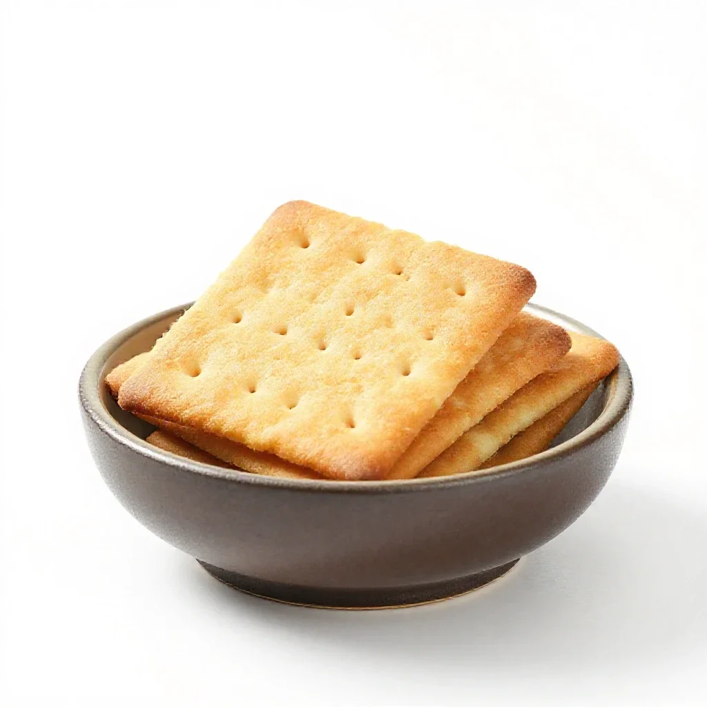 Hardtack isolated on a white background