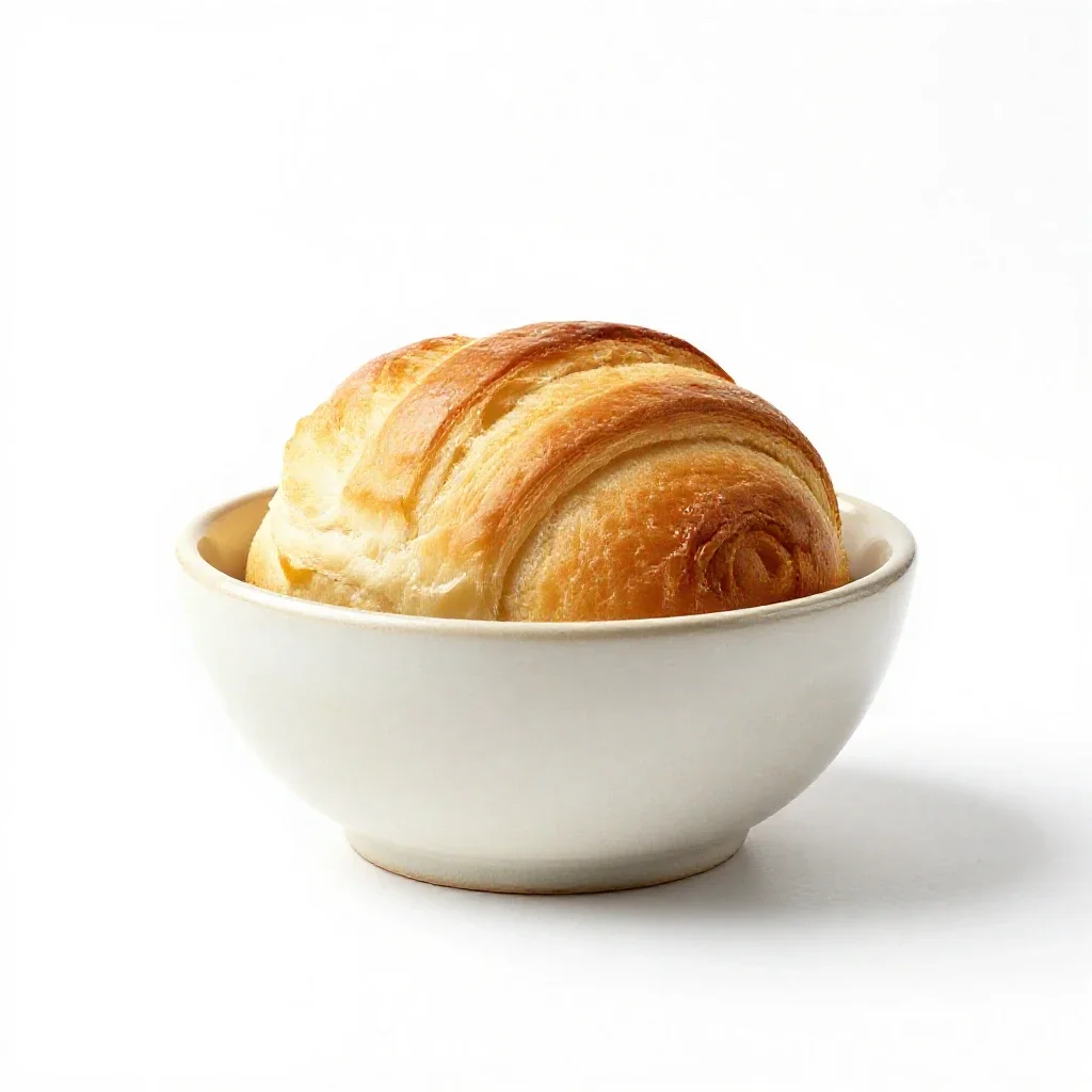Honey bun isolated on a white background
