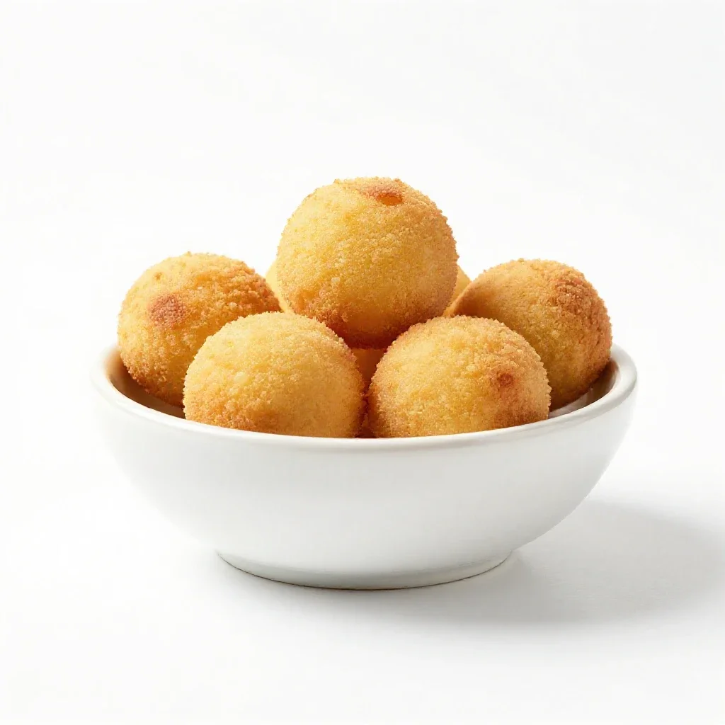 Hush puppy isolated on a white background
