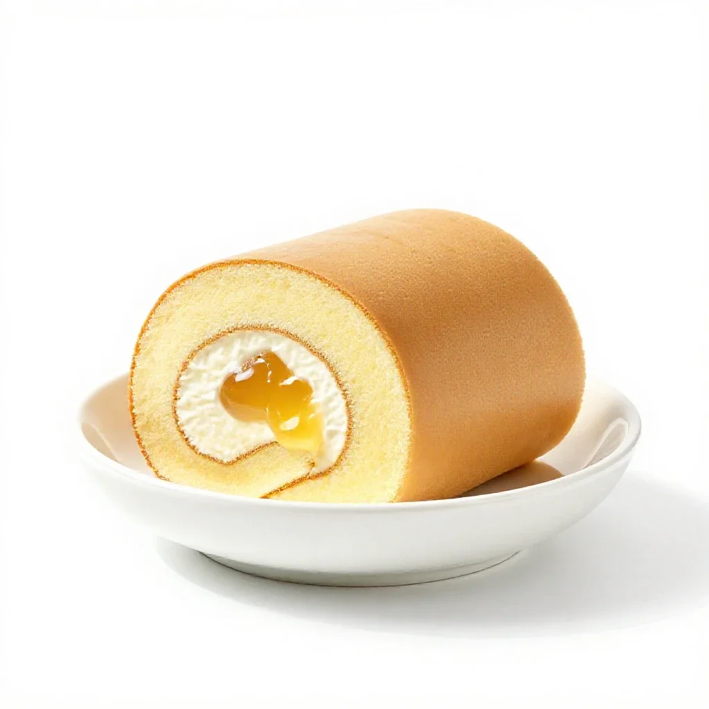 Jellyroll isolated on a white background