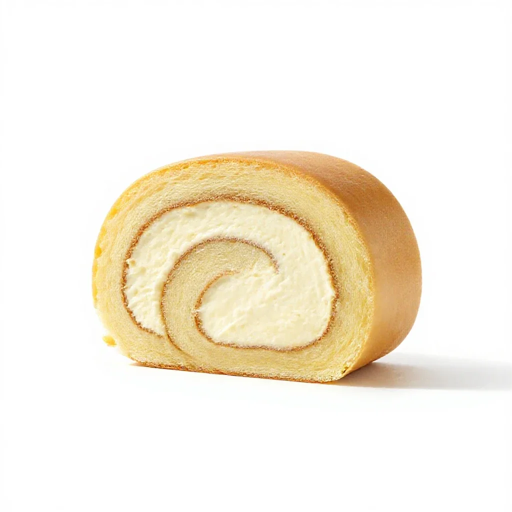 Kaiser roll isolated on a white background