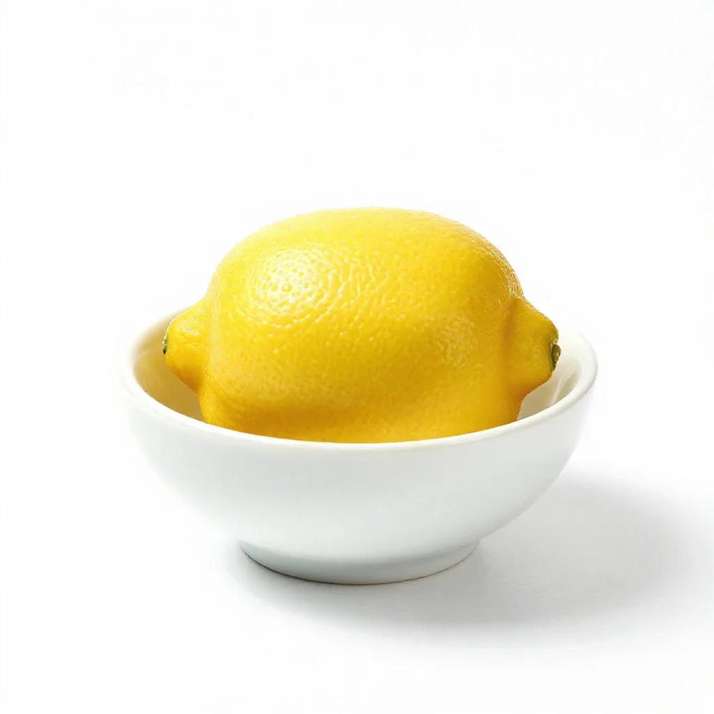 Lemon drop isolated on a white background